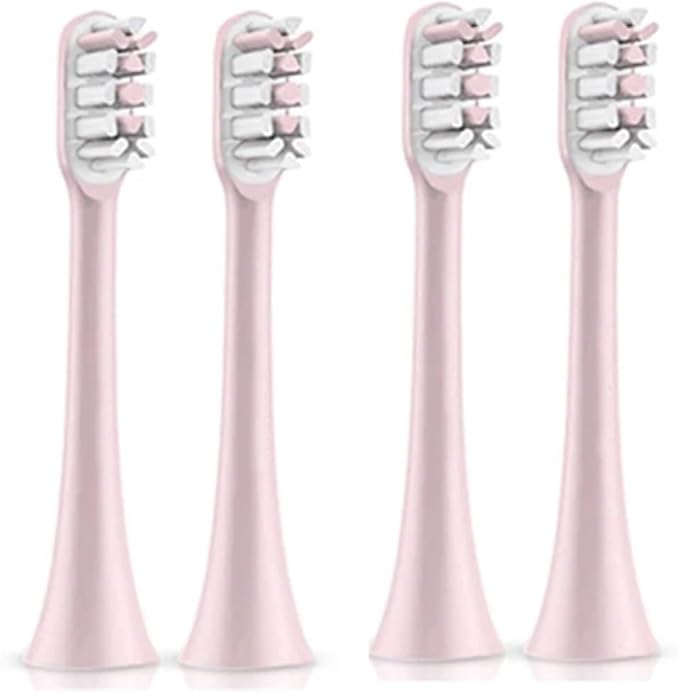 Electric Toothbrush Heads Replacement X1 X3 X3U X5 Teeth Brush Replacement Heads(Pink 4 pcs)