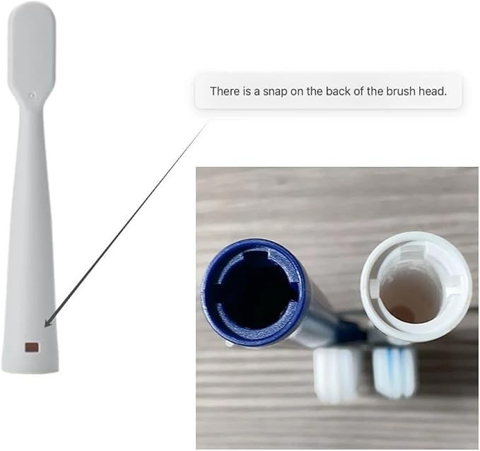 Replacement Toothbrush Heads Compatible for Jianpai S12/HYUNDAI XM-806/ACA ALY-HYS01W/TSOP/Royalstar/INPHIC Electric Bristles(4blue)