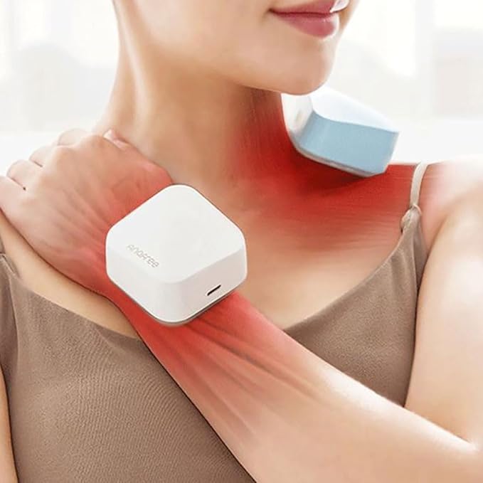 Anafree Wireless Body Massager with LED Light | Made in Korea (White)