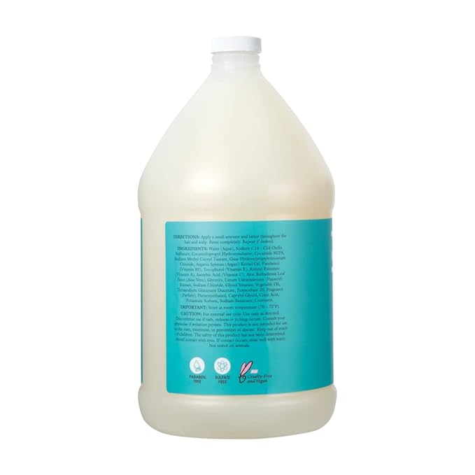 Ginger Lily Farms 100% Pure Morocco Argan Oil Body Wash + Shampoo + Conditioner Bundle 1 Gallon Each