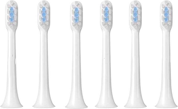 Compatible for Toothbrush Head T100 T200 T200C T300 T301 T302 T500 T700 Replacement Heads(T301 T302 6PCS)