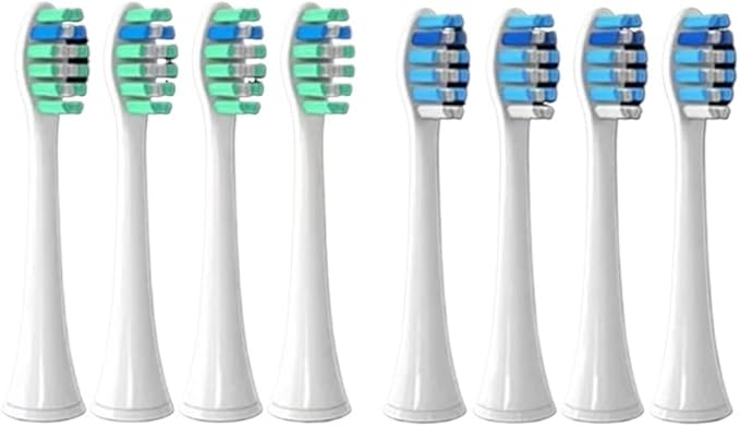 Compatible for Philips Sonicare Toothbrush Brush Head Replacement Heads HX3/HX6/HX9 Series HX3210/3211/6150/6500/6510/6530/9342/6730(4P2 4P3)