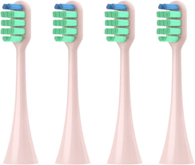 Replacement Toothbrush HeadsCompatible for Panasonic Doltz EW-DC01/DC12/PDL54/PDP51/EW1031/DE92/WEW0980/DL40/DL75/DL82 Electric(4pcs Pink)