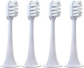 Replacement Toothbrush HeadsCompatible for Xiaomi T300 T500 Electric Teeth Brush(4 Soft White)