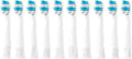 10/20PCS Electric Toothbrush HeadsCompatible for SEAGO SG899/SG507/SG610/SG659/SG917/E1/E2/E3 Vacuum Replacemen Brush Head(White)