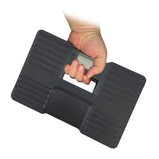 Weighing Scale Digital Electronic Scale Bathroom Body Weight Scale Health Weighing Max 150Kg Black