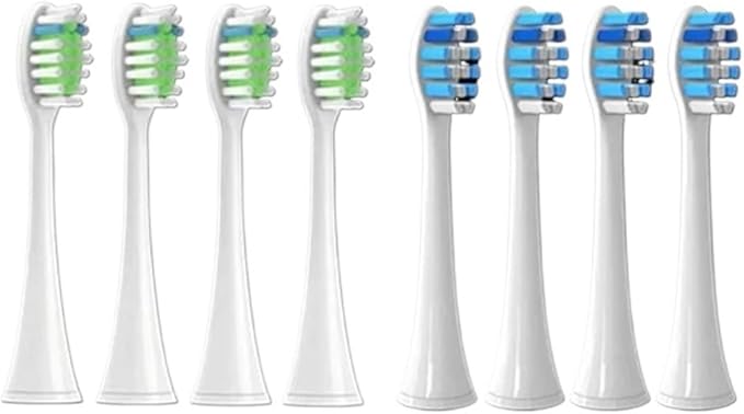 Compatible for Philips Sonicare Toothbrush Brush Head Replacement Heads HX3/HX6/HX9 Series HX3210/3211/6150/6500/6510/6530/9342/6730(4P1 4P3)