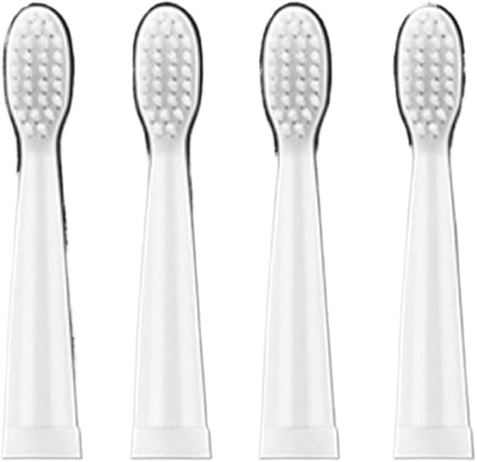 8pcs Electric Toothbrush Head Sonic Soft Tooth Brush Replacement Sensitive Compatible for J110 / J209(White)