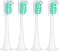 4pcs Replacement Brush HeadsCompatible for Xiaomi Mijia T300 T301 T500 Sonic Electric Toothbrush Head Soft Bristle Nozzles(1)