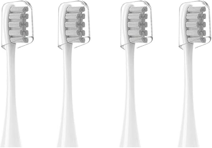 12Pcs Electric Toothbrush Rreplacement Heads Compatible for x pro Elite X ProFlowF1Air 2.with Hygienic Caps(Gray)