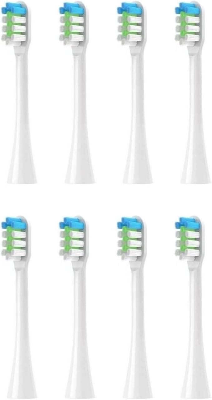 Replacement Toothbrush HeadsCompatible for Nandme Nx8000 Soft Bristle Tooth Brush Head8PCS(8pcs White)