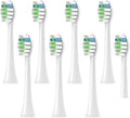 Compatible for Electric Toothbrush O2 Replacement Heads Medium Hardness Nozzles Brush(8PCS White)