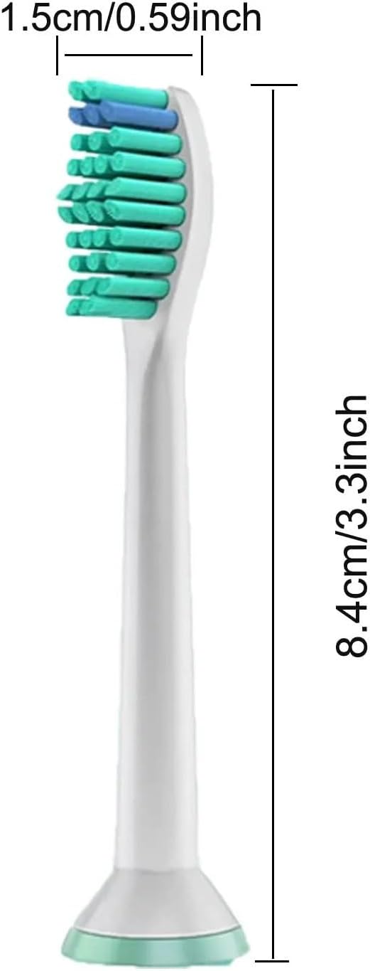 4/8/12/16/36Replacement Toothbrush Heads Compatible for PhilipsElectric Brush Head 1100 2100 4100 4300 5100 5300 6100 6500 etc(32pcs)
