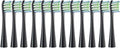 Replacement Brush Heads Compatible for Soft Bristle Nozzles 3 X/X PRO/ Z1/ F1/ One/Air 2 /SE Sonic Electric Toothbrush(12Black)