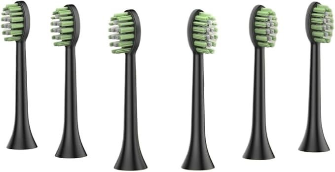 Compatible for Jeenk Electric Toothbrushes Replacement Heads Toothbrush 6pcs/Set for JK-Y05 Head Sets(JK-ST01WH)