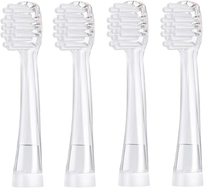 Compatible for Seago 811 812 Toothbrush HeadsSoft Bristles Children Replacement Electric Heads for SG-602 SG-902 Kids Tooth Brush(B)