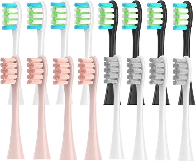 16 Pcs Electric Toothbrush Replacement Heads Compatible for Oclean X/X PRO/ Z1/ Soft Bristle Tooth Brush Head