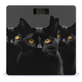 Black Cats Eyes Weight Scale for Body Weight Digital Bathroom Scale High Capacity Accurate Digital Weighing Scales and Easy-to-Read on Backlit LCD Display Scales