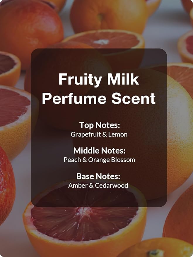 Kustie Grapefruit Body Wash – Jam Texture Exfoliating Shower Gel with Strawberry Seeds Grapefruit Extract &amp Squalane Refreshing &amp Moisturizing Cleanser for Dry &amp Sensitive Skin 19.6 fl