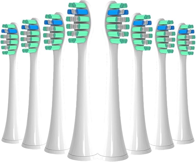 4-16Pcs Replacement Toothbrush Heads Electric Head Brush for C2(8pcs Green)