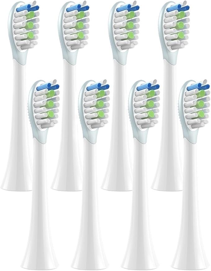 20PCS Replacement Toothbrush HeadsCompatible for SOOCAS X3S/X3U/X5 Electric Tooth Brush Soft Bristle Nozzles(20 BJBS)