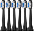 Replacement Brush HeadsCompatible for Xiaomi Mijia T301 T302 T501 /501CSonic Electric Toothbrush Head Soft Bristle Nozzles(T301-302-BK-6Pcs)