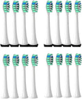 Compatible for Philips Sonicare Toothbrush Brush Head Replacement Heads HX3/HX6/HX9 Series HX3210/3211/6150/6500/6510/6530/9342/6730(16P2)