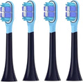 Replacement Toothbrush Heads Compatible for T301/T302/T501/MES605/MES607/MES6084/16pcs(4 Black)