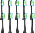 10PCS Vacuum Sealed Packed Replacement Brush HeadsCompatibility for Oclean X PRO/ Z1/ F1/ One/Air 2 /SE Soft Deep Cleaning(10pcs Black)