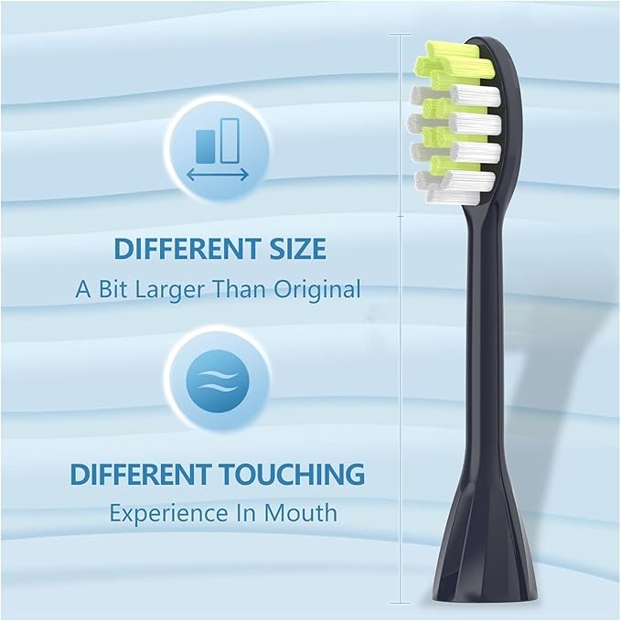 Replacement Toothbrush HeadsCompatibility for Ph One Care Head HY1100 HY1200 BH1022(Blue)