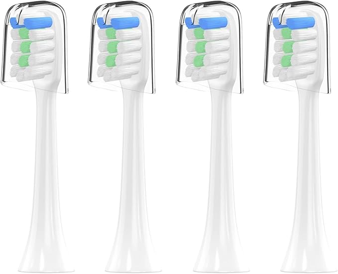 Electric Toothbrush BrushCompatible for Xiaomi Mijia Whitening Teeth Oral Hygiene Tooth(4pas Black)