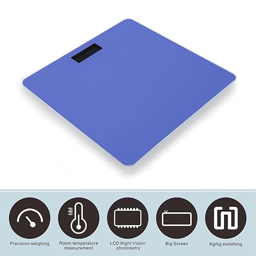 Digital Bathroom Weighing Scale Energy Saving Scale Smart Scale for Body Weight Purple