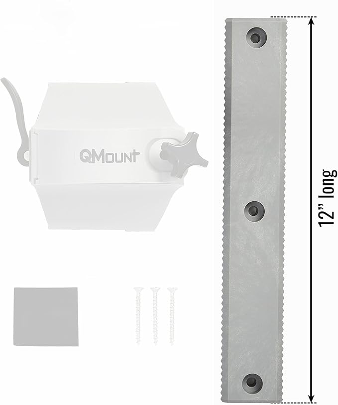 12” Rail | Rail for Massage Gun Holder | Rail for Adjustable Back Massage Gun Mount | Hands-Free Self-Massage | for Theragun &amp Most Massage Guns