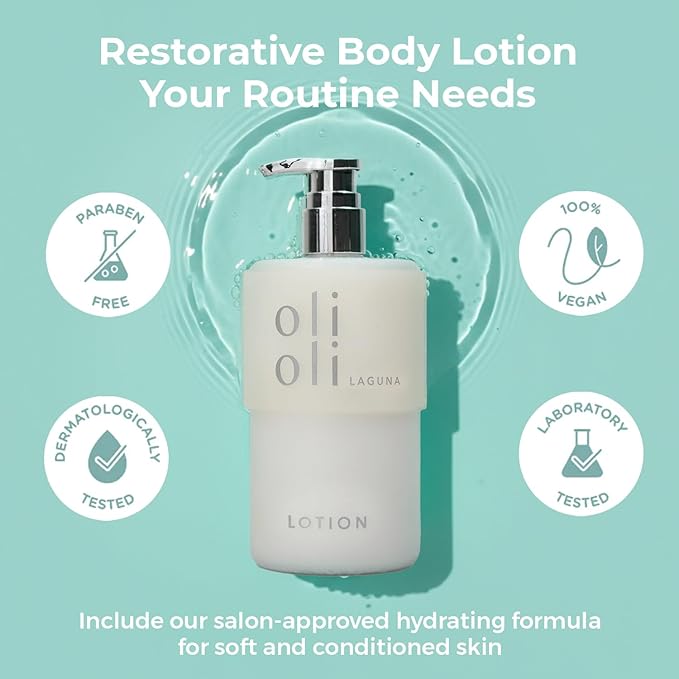 OLIOLI Revitalizing Body Wash &amp Replenishing Body Lotion 15.2oz Set | Detoxifying Aloe Vera with Pro-Vitamin B5 &amp Botanicals | Moisturizing Body Lotion with Aloe Vera Coconut Oil Shea Butter