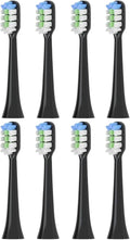 8pcs Toothbrush Replacement Brush Head Compatible for SN-P1(Dark Grey)