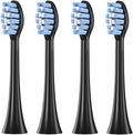 12Pcs Toothbrush Replacement Heads Compatible for FLYCO FT7105/FT7106/FT7108/FT7205 Packaging with Dust Cover(Black)