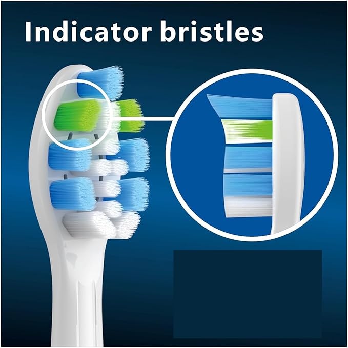 4-16Pack Replacement Toothbrush Heads Compatible for Philips Sonicare Electric Tooth Brush Refill(4White 4Black)