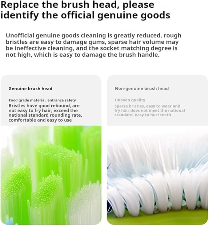 6 Pcs Replacement Brush Heads Compatible for Oclean Flow/X PRO Elite/X /F1/Z1/One/ Air2 Sonic Electric Toothbrush Nozzles(6 pcs White)
