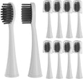 10pcs Replacement Toothbrush Heads Compatible with Burst Adult Compatible for S9 S1 S6 S8 S21 S26 S28 SG540 SG860(White 10pcs)