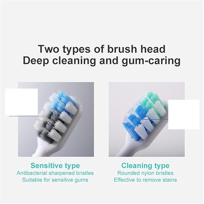 20/50PCS Compatible for Replacement C1 Sensitive Clean Whitening Brush Soft Bristle Sonic Electric Toothbrush Nozzles(50Sensitive)