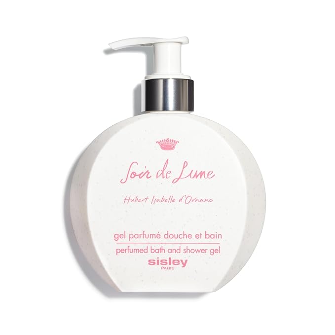 Sisley Paris Soir de Lune Perfumed Bath and Shower Gel - 200 mL - Delicately Cleanses for Soft Satiny Scented Skin - Non-Drying Formula