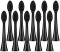 Replacement Electric Toothbrush Heads 10PCS Whiting Bamboo Charcoal Brush Heads Compatible for Burst Seago S9(10pcs)