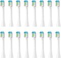 8/16Pcs Toothbrush Replacement Heads Compatible with NX8000 for Daily Cleaning Use(16pcs White)