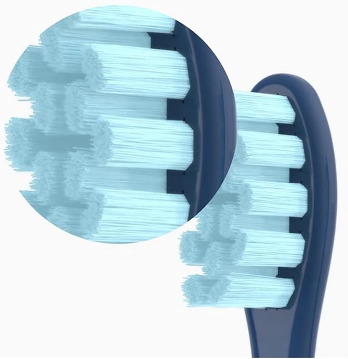 10PCS Replacement Brush Heads Compatible for Oclean Flow/X/X PRO/F1 Electric Toothbrush Head A(White Gray)