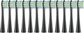 Compatible for X/X PRO/ Z1/ F1/ One/Air 2 /SE Toothbrush Replacement Brush Heads Soft Bristle Clean Nozzles(12Black)