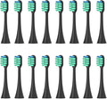 Replacement Toothbrush HeadsCompatible for Panasonic EW-DC01/DC12/PDL54/PDP51/EW1031/DE92/WEW0980/DL40/DL75/DL82(16pcs Black)