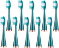 10/8pcs Electric Toothbrush Replacement Heads for LC-H156/M07 Smart Tooth Brush(Green)