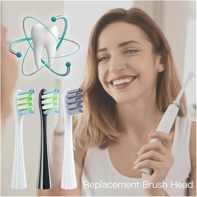 12PCS Replacement Tooth Brush Heads Compatible for X/X PRO/ Z1/ F1/ One/Air 2 /SE Sonic Soft Electric Toothbrush Cleaning(12pcs Pink)