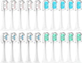 20Pcs Sonic Electric Toothbrush Head T300 T500 T700 Replacement UniversalCompatible for XIAOMI Series(Orange)
