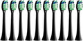 10PCS Replacement Brush HeadsCompatible for Philips HX6930 HX6064 Sonic Electric Toothbrush Vacuum(10Black)
